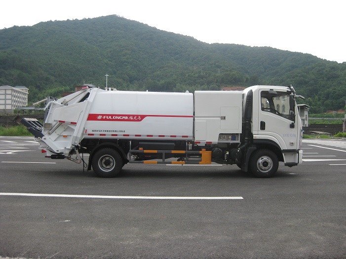 รถบีบอัดและยกถังขยะขับเคลื่อนโดยก๊าซธรรมชาติ – FLM5080ZYSDF6NG